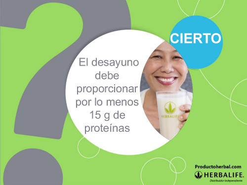 El desayuno ideal debe proporcionar 15 gramos de proteínas