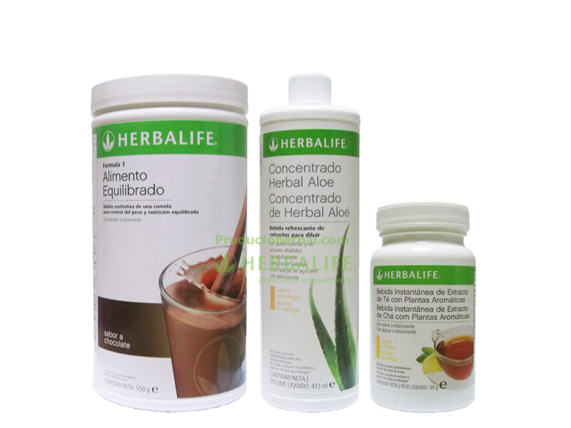 Herbalife pack avanzado para mantener el peso ideal Pack de HErbalife con productos y batidos para mantener su peso ideal
