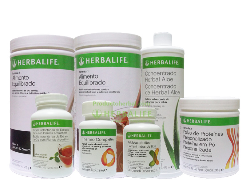 Pack Herbalife premium de productos para el control de peso